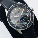 Swiss Replica Blancpain Fifty Fathome Bathyscaphe Watch Black Dial TWF